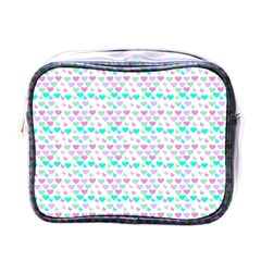 Hearts Butterflies White 1200 Mini Toiletries Bags