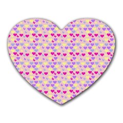 Hearts Butterflies Pink 1200 Heart Mousepads