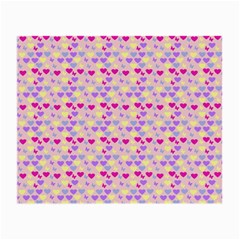 Hearts Butterflies Pink 1200 Small Glasses Cloth (2-side) by snowwhitegirl