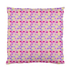 Hearts Butterflies Pink 1200 Standard Cushion Case (one Side)