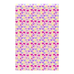 Hearts Butterflies Pink 1200 Shower Curtain 48  x 72  (Small) 