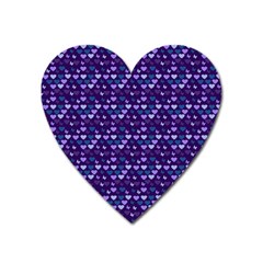 Hearts Butterflies Blue Heart Magnet