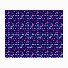 Hearts Butterflies Blue Small Glasses Cloth (2-side)