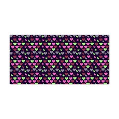 Hearts Butterflies Blue Pink Yoga Headband