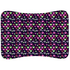 Hearts Butterflies Blue Pink Velour Seat Head Rest Cushion