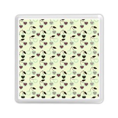 Heart Cherries Mint Memory Card Reader (square)