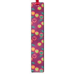 Heart Cherries Magenta Large Book Marks by snowwhitegirl