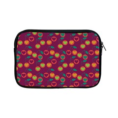 Heart Cherries Magenta Apple Ipad Mini Zipper Cases by snowwhitegirl