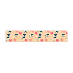 Heart Cherries Cream Flano Scarf (mini) by snowwhitegirl