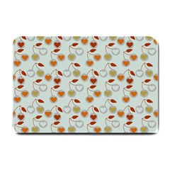 Heart Cherries Grey Small Doormat 