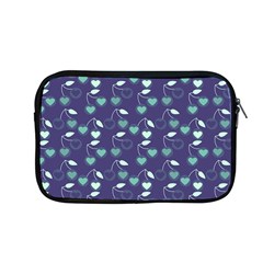 Heart Cherries Blue Apple Macbook Pro 13  Zipper Case by snowwhitegirl