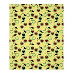 Yellow Heart Cherries Shower Curtain 60  X 72  (medium) 