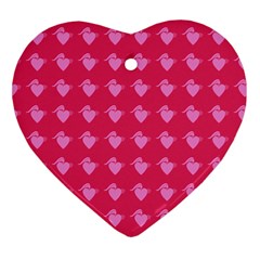 Punk Heart Pink Heart Ornament (two Sides) by snowwhitegirl