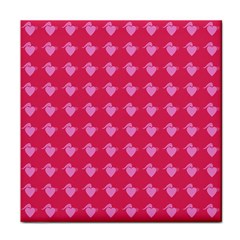 Punk Heart Pink Face Towel