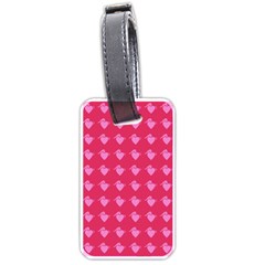 Punk Heart Pink Luggage Tags (one Side) 