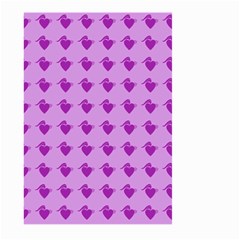 Punk Heart Violet Large Garden Flag (two Sides)