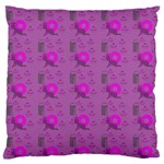 Punk Baby Violet Large Flano Cushion Case (Two Sides) Front