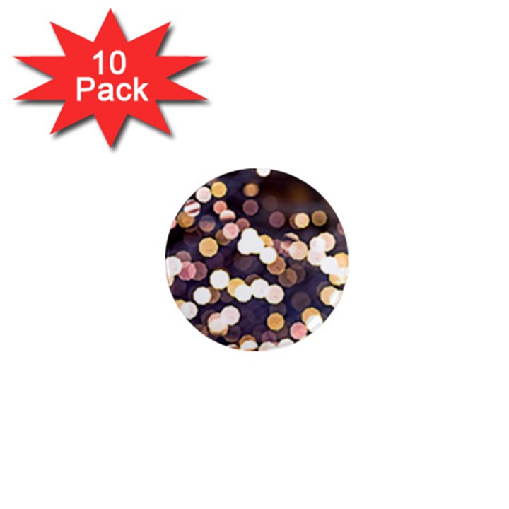 Bright Light Pattern 1  Mini Magnet (10 pack) 