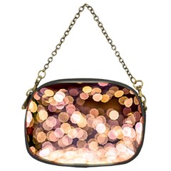 Warm Color Brown Light Pattern Chain Purses (two Sides)  by FunnyCow