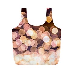 Warm Color Brown Light Pattern Full Print Recycle Bags (m)  by FunnyCow