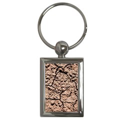 Earth  Light Brown Wet Soil Key Chains (rectangle)  by FunnyCow