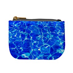 Blue Clear Water Texture Mini Coin Purses by FunnyCow