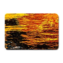 Liquid Gold Small Doormat  by FunnyCow