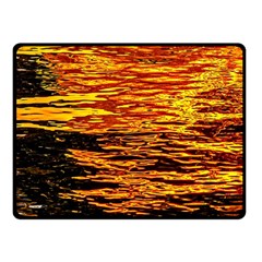 Liquid Gold Fleece Blanket (small) by FunnyCow