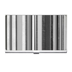 Shades Of Grey Wood And Metal Business Card Holders by FunnyCow