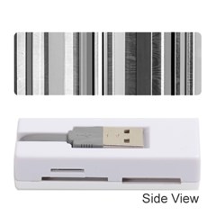 Shades Of Grey Wood And Metal Memory Card Reader (stick) by FunnyCow