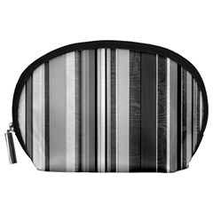 Shades Of Grey Wood And Metal Accessory Pouches (large) 