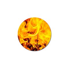 Fire And Flames Golf Ball Marker (4 Pack) by FunnyCow