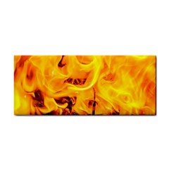 Fire And Flames Hand Towel by FunnyCow