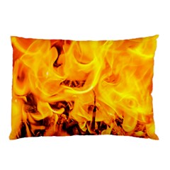 Fire And Flames Pillow Case (two Sides) by FunnyCow