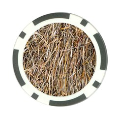 Dry Hay Texture Poker Chip Card Guard by FunnyCow