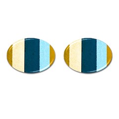 Flat Angle Cufflinks (oval) by FunnyCow