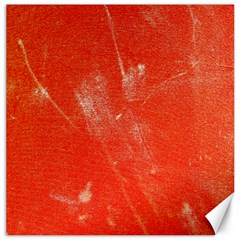 Grunge Red Tarpaulin Texture Canvas 12  X 12  