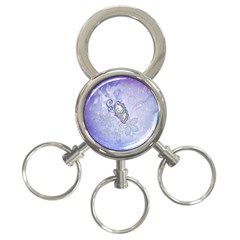 Wonderful Butterlies With Flowers 3-ring Key Chains by FantasyWorld7