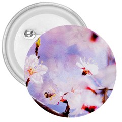 Pink Sakura Purple Background 3  Buttons by FunnyCow