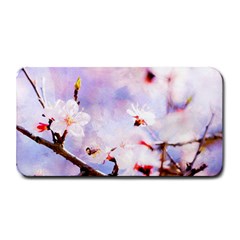 Pink Sakura Purple Background Medium Bar Mats by FunnyCow