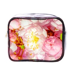 Pink Flowering Almond Flowers Mini Toiletries Bags by FunnyCow
