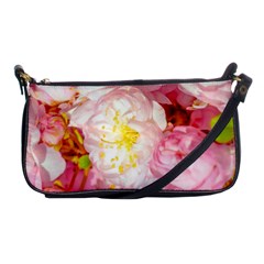 Pink Flowering Almond Flowers Shoulder Clutch Bags by FunnyCow