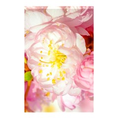 Pink Flowering Almond Flowers Shower Curtain 48  X 72  (small)  by FunnyCow