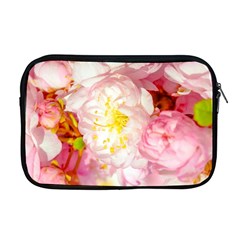 Pink Flowering Almond Flowers Apple Macbook Pro 17  Zipper Case by FunnyCow