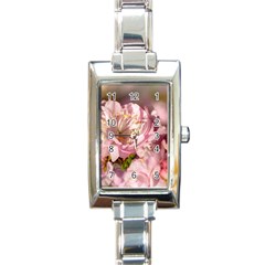 Beautiful Flowering Almond Rectangle Italian Charm Watch by FunnyCow