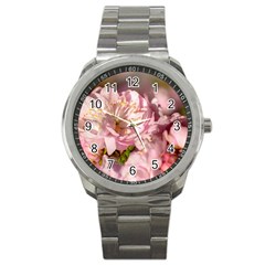 Beautiful Flowering Almond Sport Metal Watch by FunnyCow