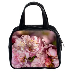 Beautiful Flowering Almond Classic Handbags (2 Sides) by FunnyCow