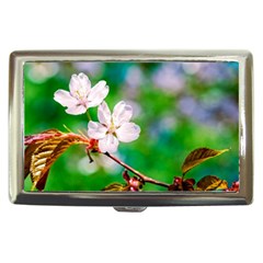 Sakura Flowers On Green Cigarette Money Cases by FunnyCow