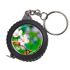 Sakura Flowers On Green Measuring Tape by FunnyCow