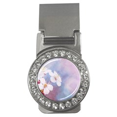 Pink Mist Of Sakura Money Clips (cz)  by FunnyCow